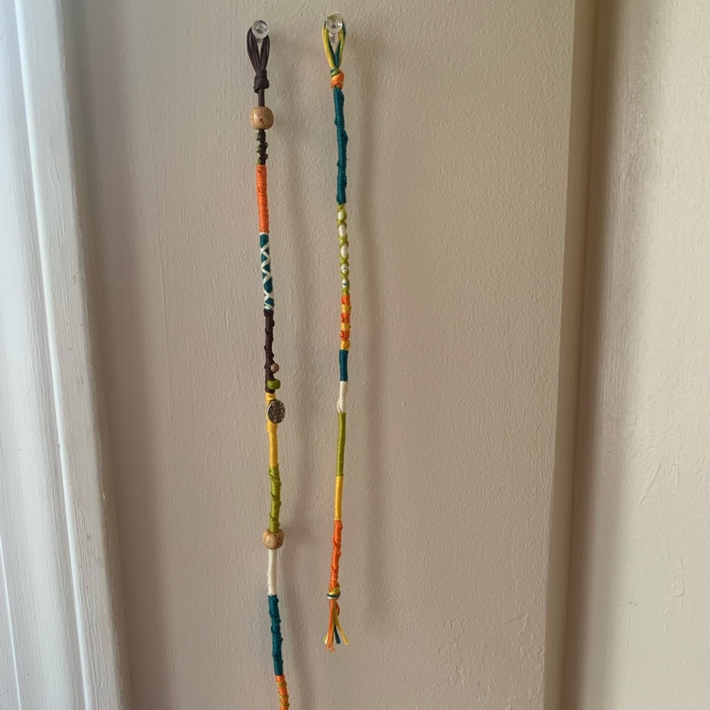 Handmade Multicolored Hair Wrap 🌿🧡